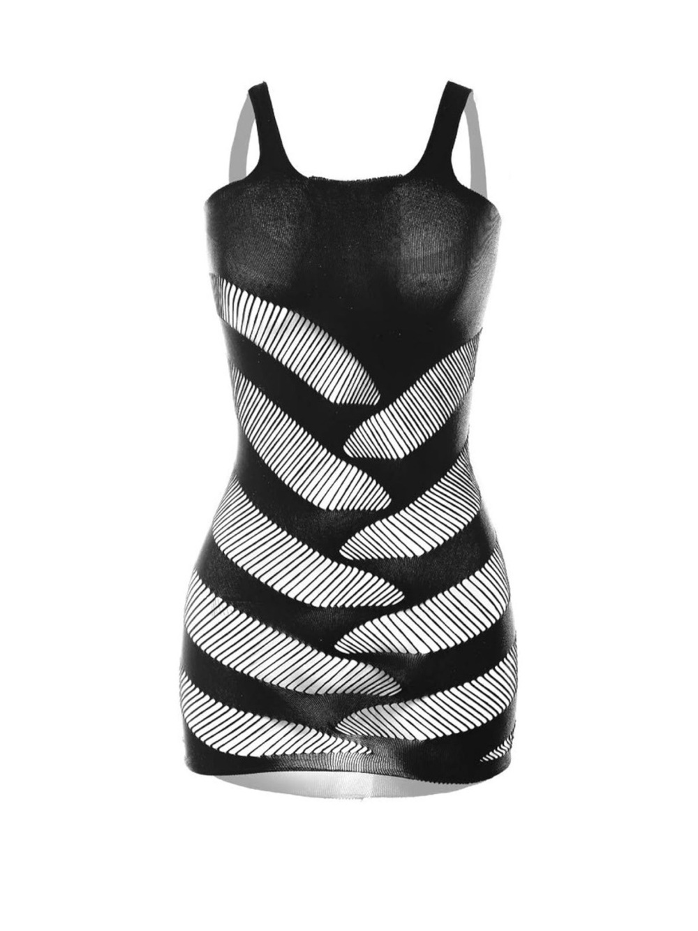Women’s back mesh dress nightwear fishnet  lingerie bodycon